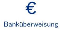 Vorkasse per Überweisung Euro Zeichen