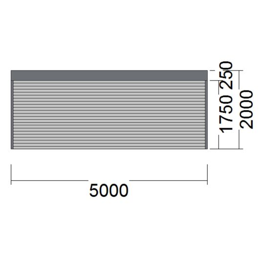 Garagen-Rolltor 5m Breit